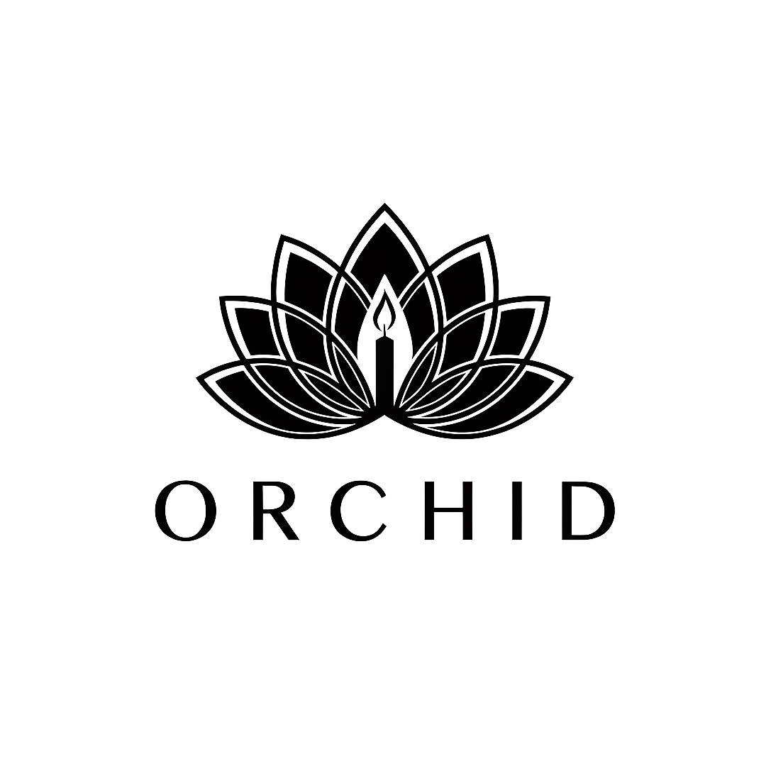 Orchid candles